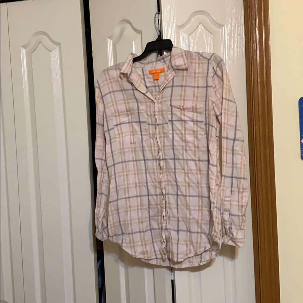 JOE FRESH Peach Flannel Tee Shirt